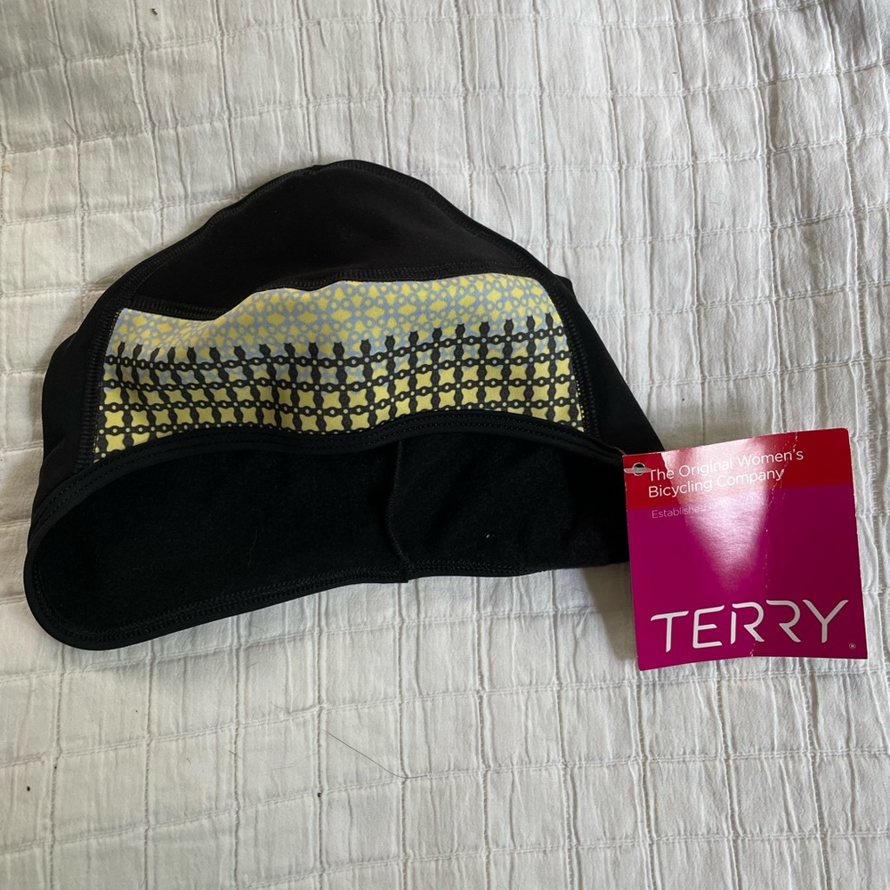 Terry biking beanie